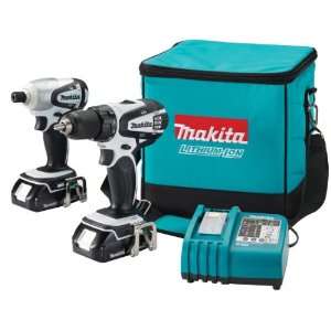 New Makita LCT200W 18 Volt Compact Lithium Ion Cordless 2 Piece Combo 