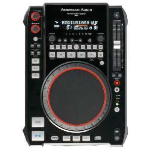  American Audio Radius 1000 Single Cd  Player Musical 