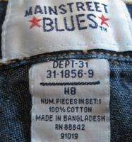 Mainstreet Blues Womens Blue Jean Plus Size 20 / 22 H8  