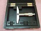 Carl Mahr Depth Micrometer Metric 0 25mm 0 1 Vintage with Original 