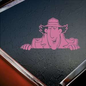  Inspector Gadget Pink Decal PEEKING Truck Window Pink 