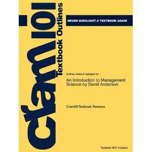 Studyguide for An Introduction to Management Science by David Anderson 