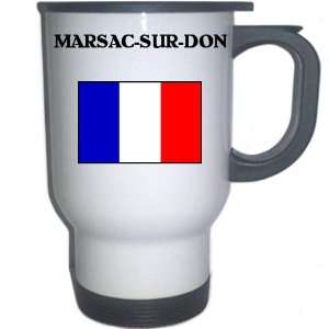  France   MARSAC SUR DON White Stainless Steel Mug 