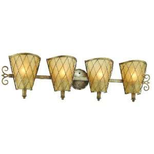  Marmont Collection Charred Gold 36 Wide Bath Light