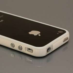  White Bumper Case for Apple iPhone 4 [Total 60 Colors] +Free Screen 