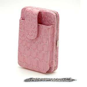  Croco Cellphone ipod iphone holder with frame wallet 