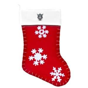   Christmas Stocking Red Nosce Te Ipsum Know Thyself Heart and Wings