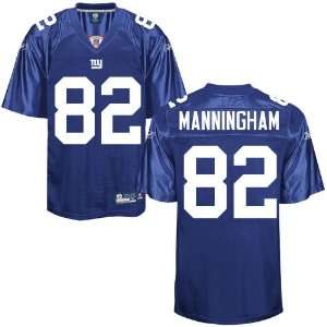  Reebok Mario Manningham New York Giants Replica Football 