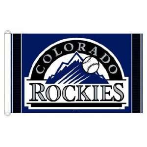  Colorado Rockies MLB 3x5 Banner Flag (36x60): Sports 
