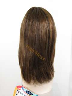 100% Human Hair Long Straight Full Wig w/ Bangs H202 in #P4/30  