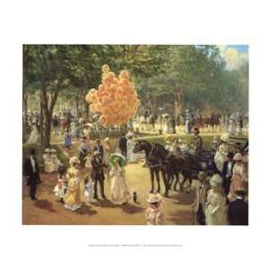    Balloon Seller   Poster by Alan Maley (12x10)