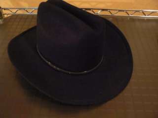 LN Boys Bailey black wool cowboy hat Small  