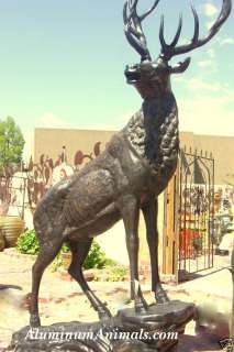   ELK STATUE , Aluminum Elk Sculpture , Elk Statue 