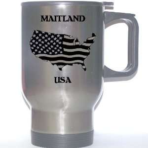  US Flag   Maitland, Florida (FL) Stainless Steel Mug 