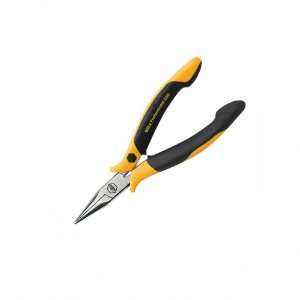   Short Snipe Nose, Straight, Serrated Jaws, ESD Safe