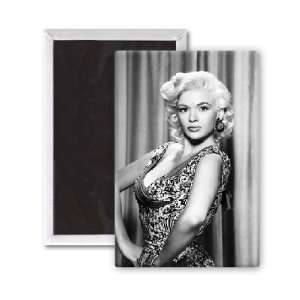 Jayne Mansfield   3x2 inch Fridge Magnet   large magnetic button 