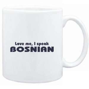 Mug White  LOVE ME, I SPEAK Bosnian  Languages  Sports 