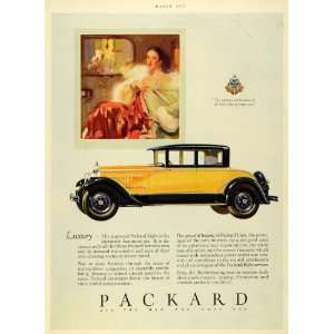   Car Portrait Luxury Eight Fashion Motor Dress   Original Print Ad