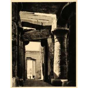  Luxor Thebes Temple of Khonsu Pillars Karnak Complex Precinct Amun 