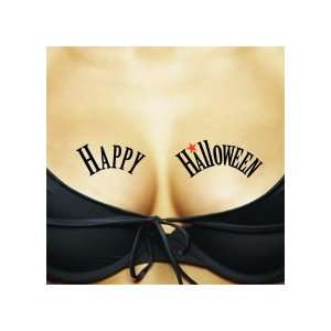   Temporary Tattoos For Your Ta Tas, Happy Halloween / Lucky You: Beauty