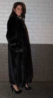 OSCAR DE LA RENTA Women MINK Coat Couture Fur Vtg Sz M  
