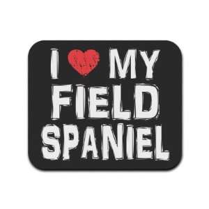  I Love My Field Spaniel Mousepad Mouse Pad: Computers 