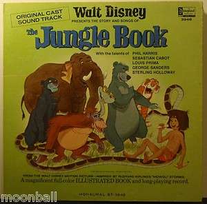 RARE Disneyland Records 1967 The JUNGLE BOOK Story LP  