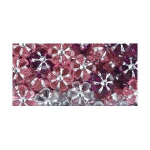 Westrim Value Pack Flower Beads 12mm 240/Pkg Clear/Pink 