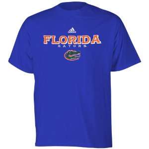  NCAA adidas Florida Gators Royal Blue True Basic T shirt 