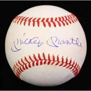  Mickey Mantle Signed Baseball   Oal Jsa: Everything Else