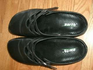 Womens EARTH Kharma 2 Shoes Slides Black 10 B EUC LQQK  