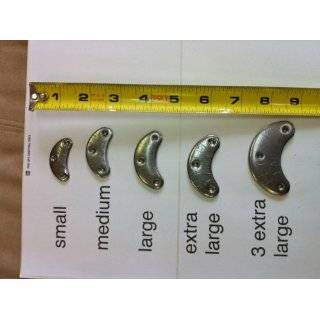  6 Pair of Metal Heel Plates & Nails, for Shoes and Boots 
