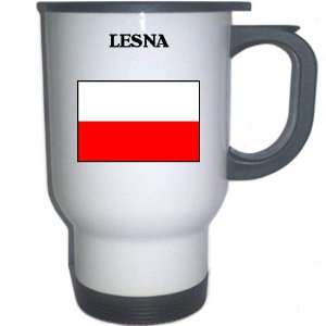  Poland   LESNA White Stainless Steel Mug Everything 