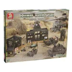  Sluban Land Forces Headquarters 1086 Pieces Lego 