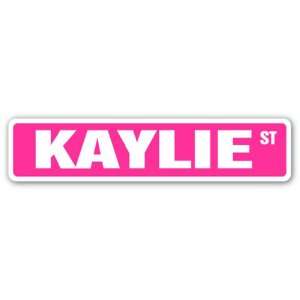  KAYLIE Street Sign name kids childrens room door bedroom 