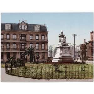  Reprint Margaret Monument, New Orleans 1900