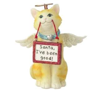  Cat Angel Christmas Ornament: Home & Kitchen