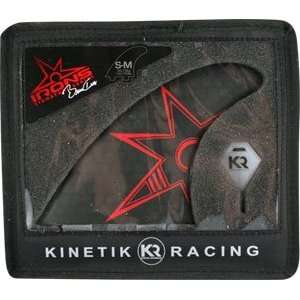  Kinetik Racing Bruce Irons BI 7 FCS Black Fin: Sports 