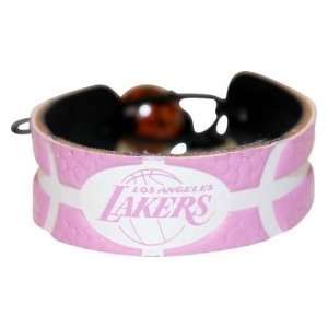  Los Angeles Lakers Pink Basketball Bracelet Sports 