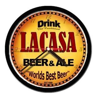  LACASA beer and ale cerveza wall clock: Everything Else