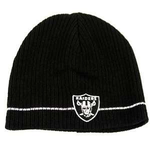    Oakland Raiders Knit Beanie Hat, 2 Tone Knit Hat