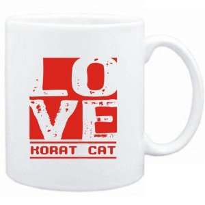  Mug White  LOVE Korat  Cats: Sports & Outdoors