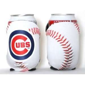  (2) MLB CHICAGO CUBS BASEBALL CAN COOLIE KOOZIES NEW 