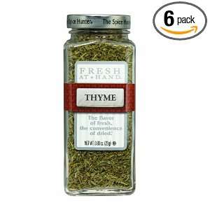 The Spice Hunter Fresh at Hand Thyme, 0.8 Ounce Jars (Pack of 6 