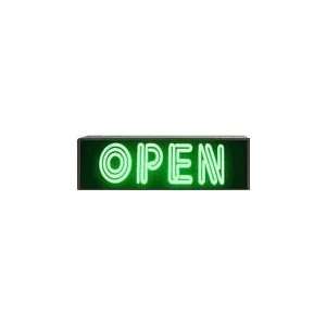  Open Deco Simulated Neon Sign 8 x 28: Home Improvement