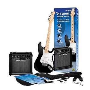  Behringer Electric Guitar and Amp Package, Black Musical 