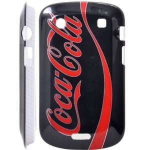 Black Cocacola Plastic Hard Case for BlackBerry Bold 9900