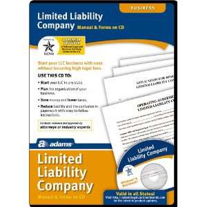  Adams Limited Liability Companies Forms on CD, White 