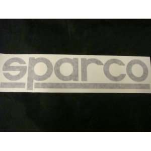  Sparco Racing Decal Sticker (New) Black