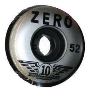  Zero 10 Year Anniversary Skateboard Wheels (Black, 52mm 